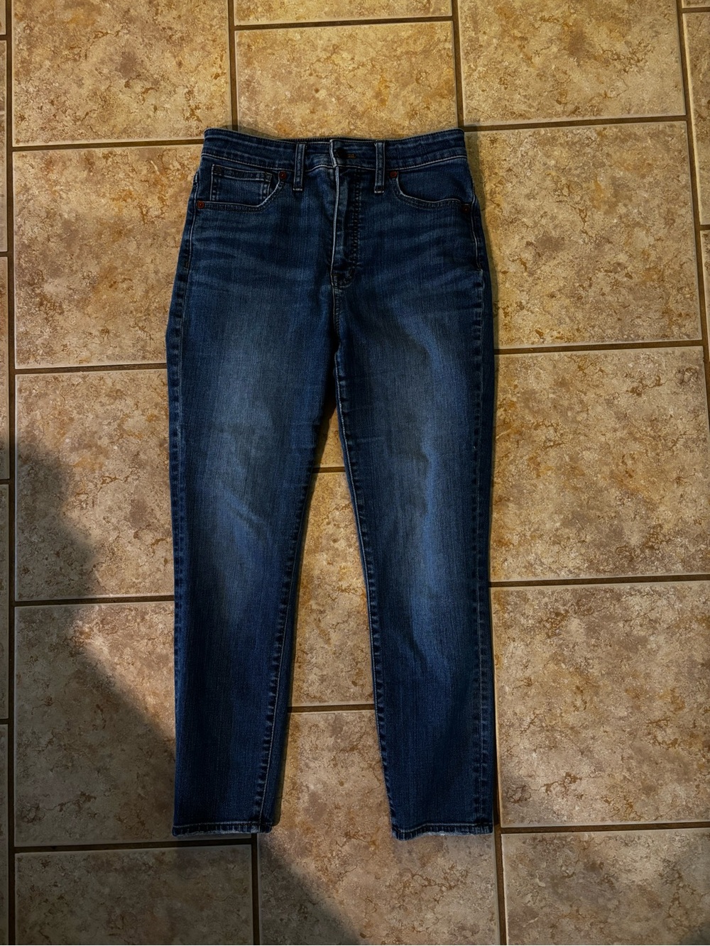 Madewell High Rise Curvy Skinny Crop Jeans (27)